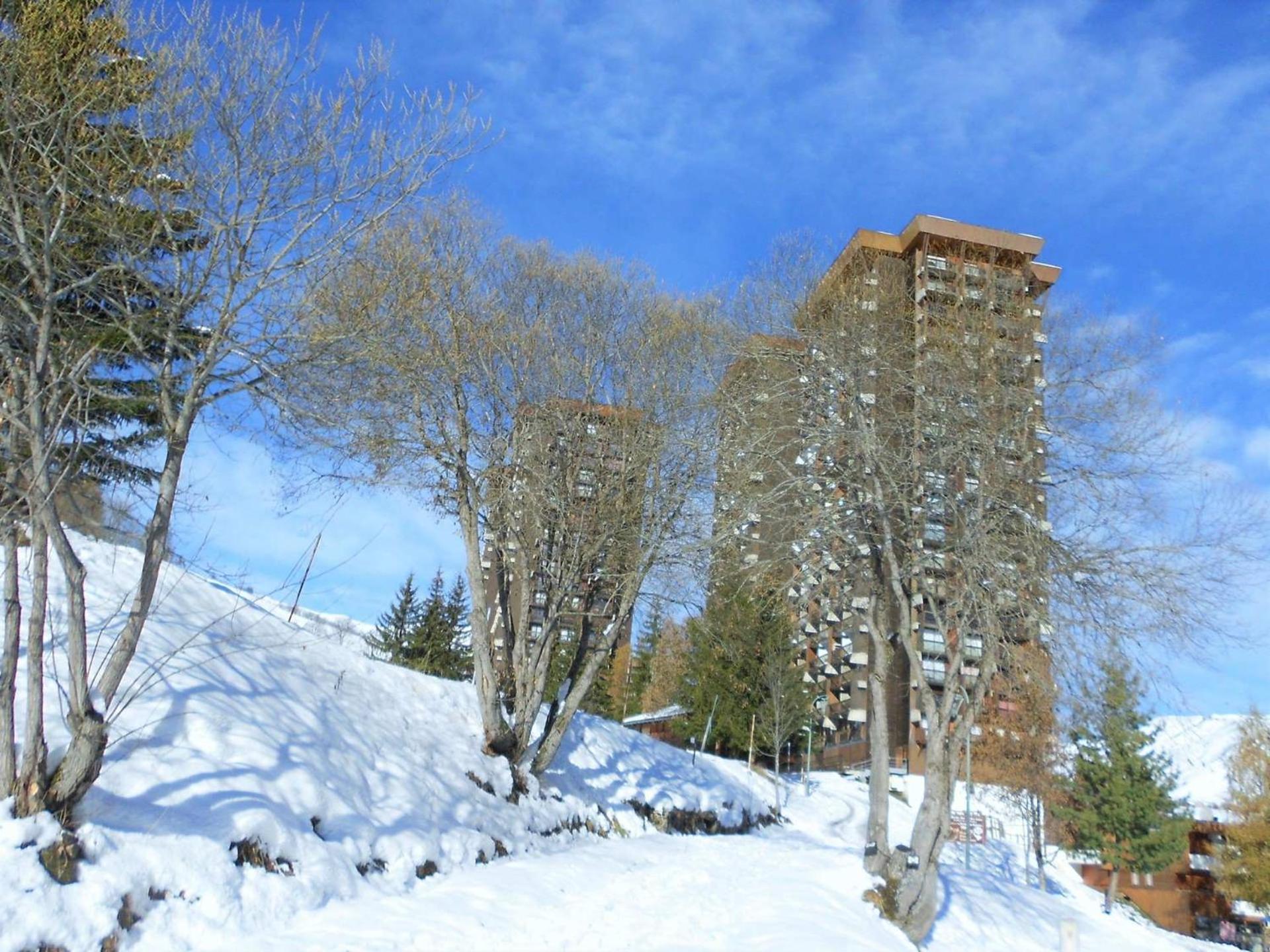 Studio 2 Personnes - Ete/Hiver - Chez Valou Apartment Le Corbier Exterior foto